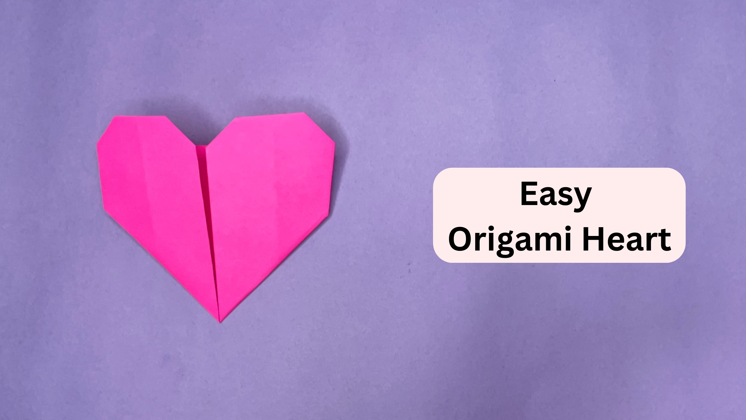 How To Make Easy Origami Heart Video Tutorial Fabbcraft