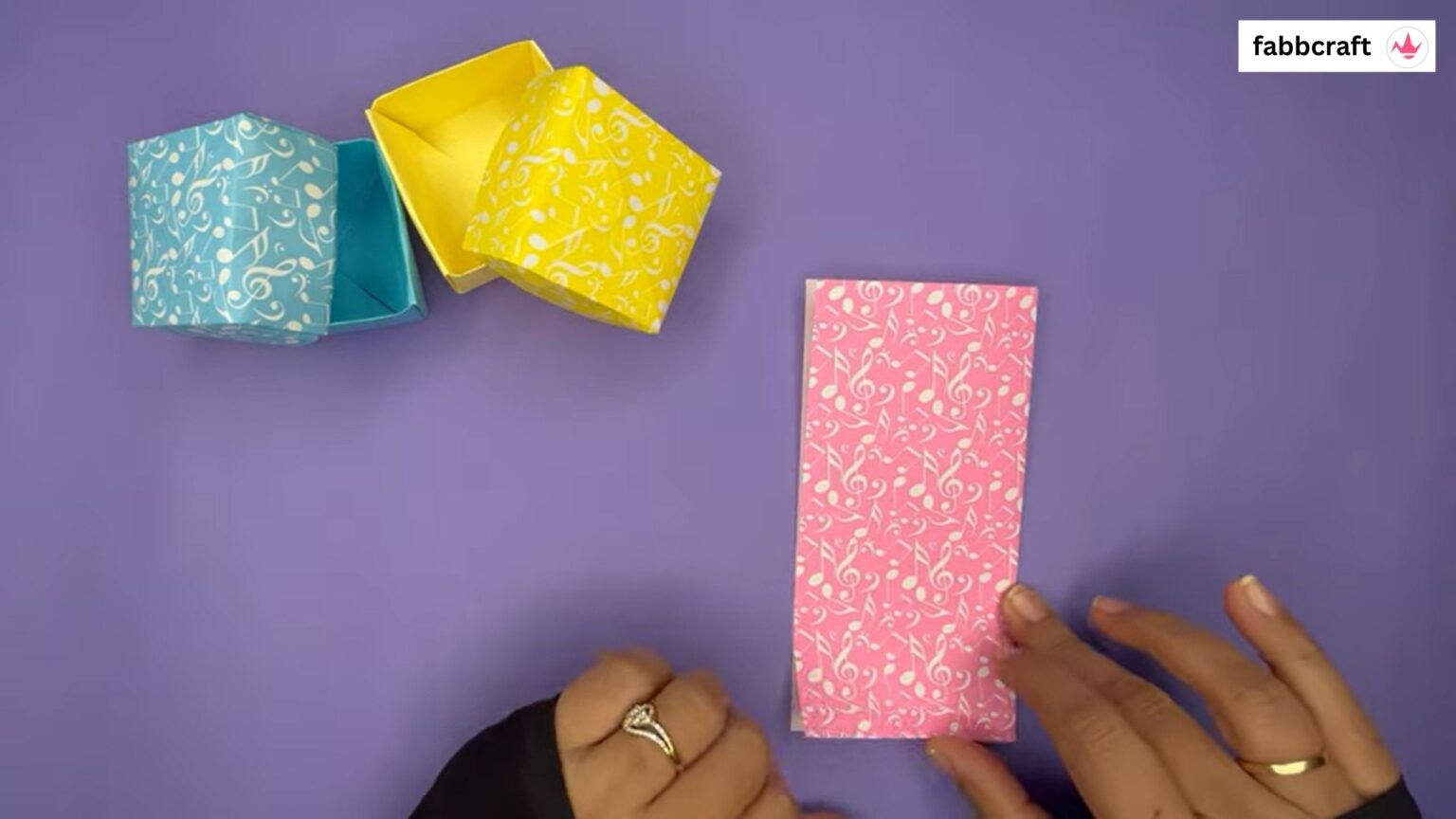 How To Make Origami Gift Box Fabbcraft