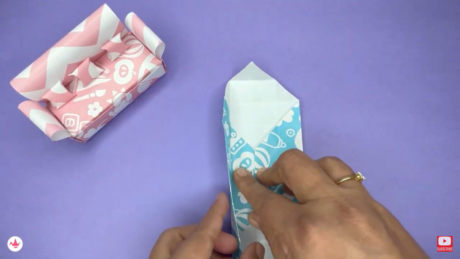 How To Make Paper Sofa Step By Step Video Tutorial And Pictures