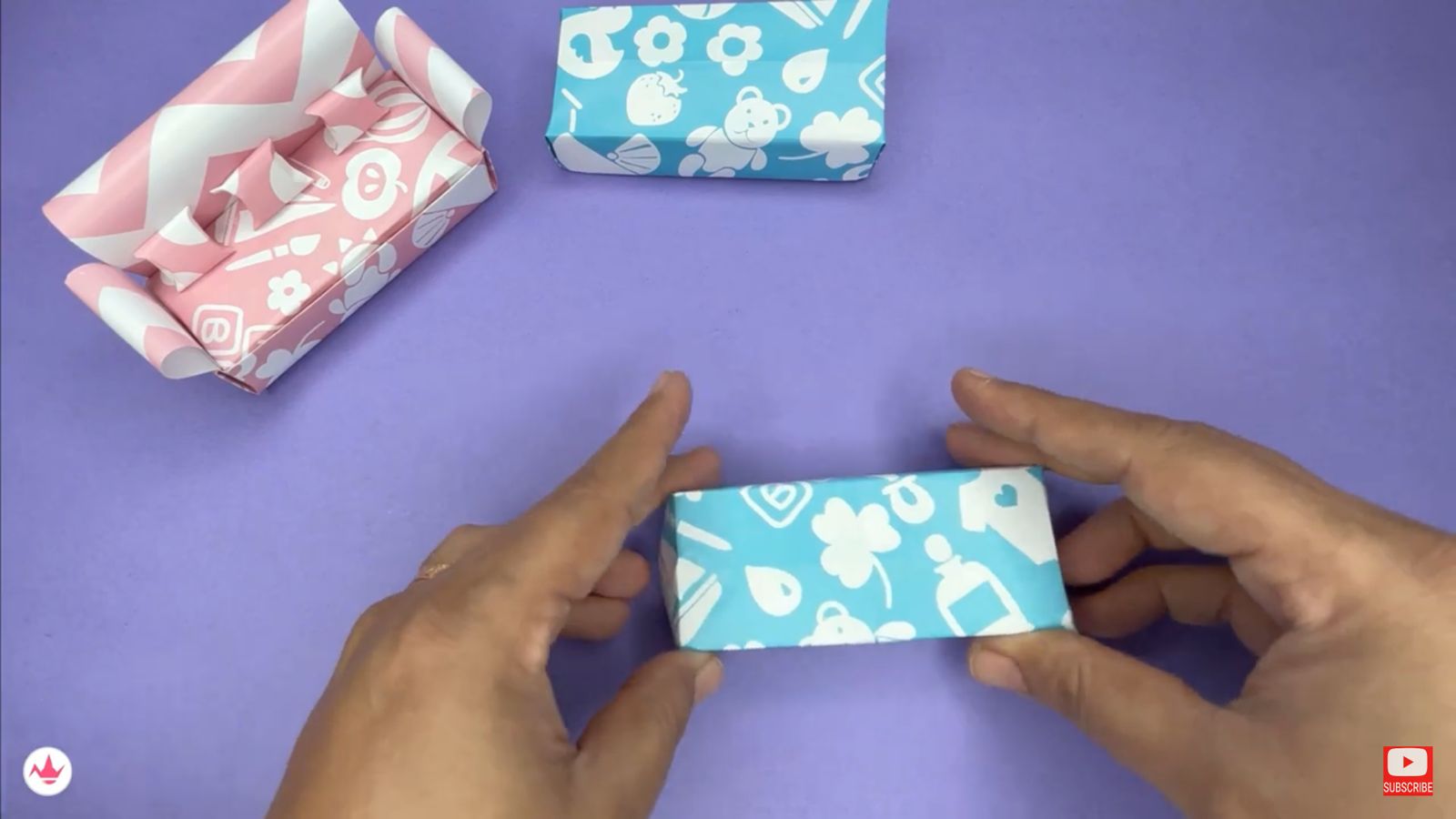 How To Make Paper Sofa Step By Step Video Tutorial And Pictures