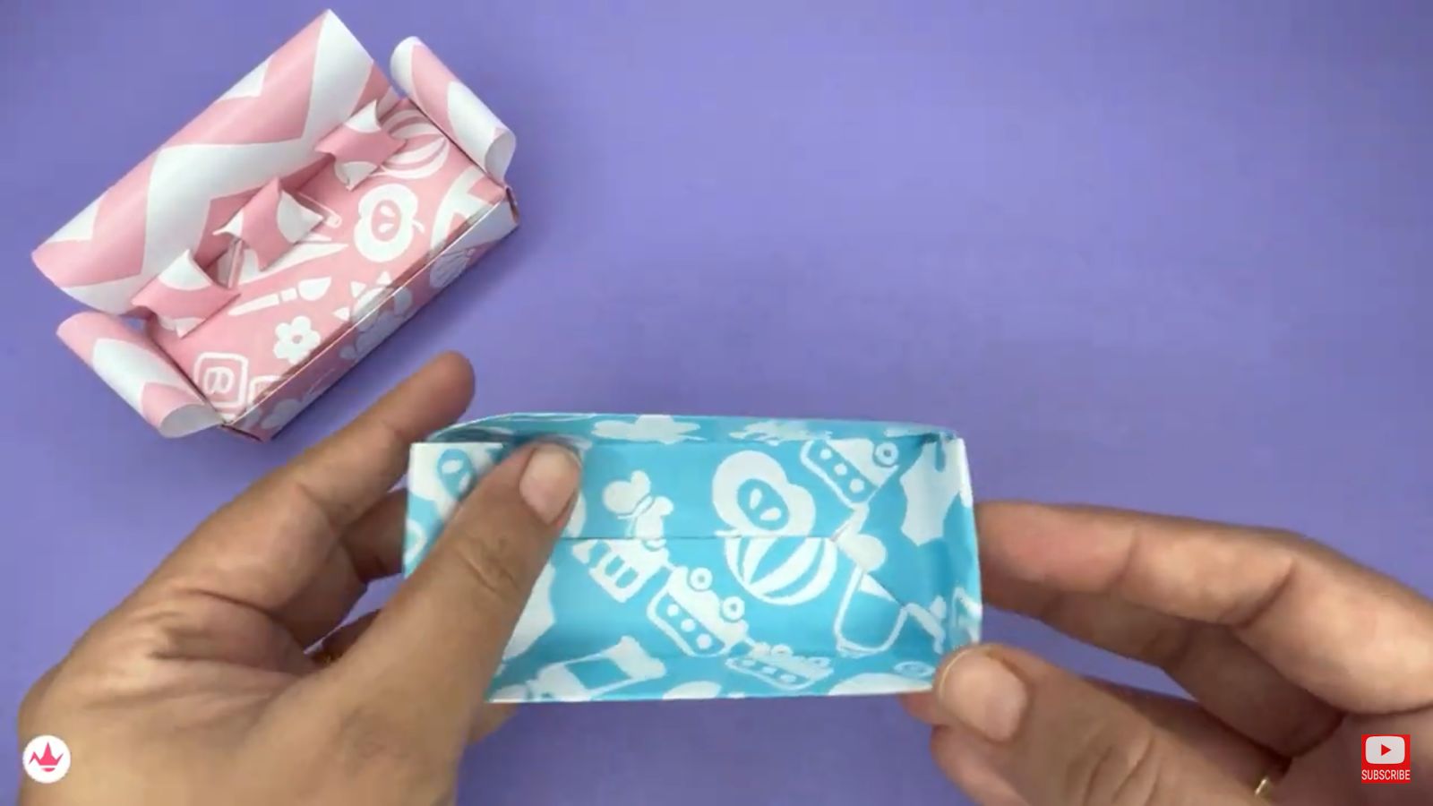 How To Make Paper Sofa Step By Step Video Tutorial And Pictures