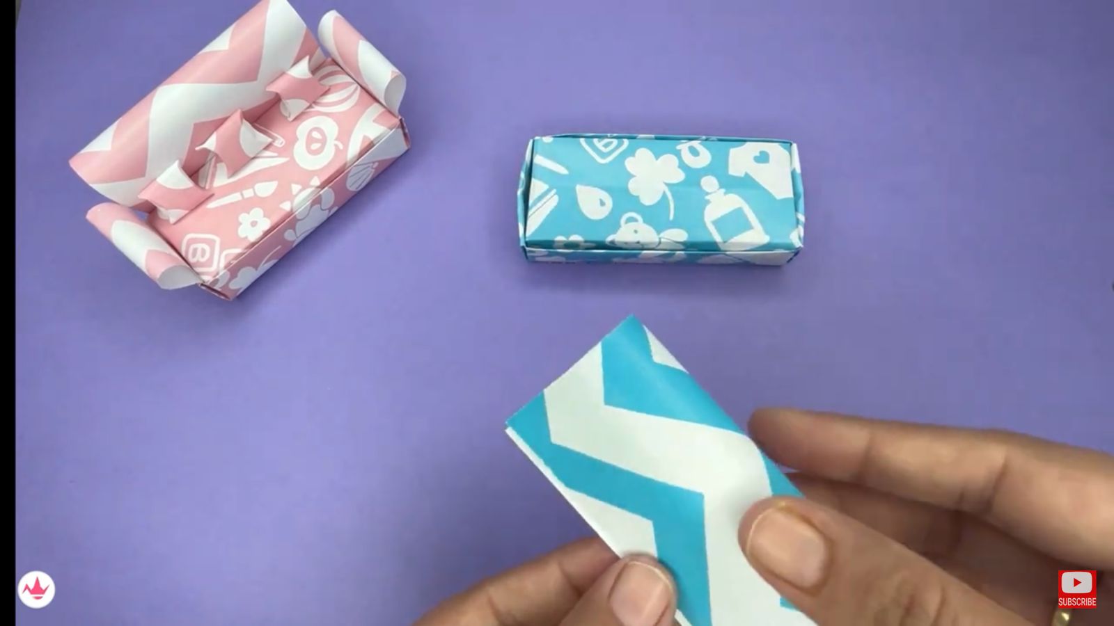 How To Make Paper Sofa Step By Step Video Tutorial And Pictures