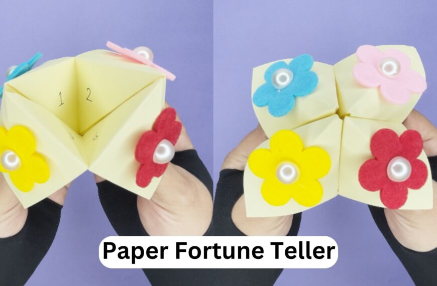 How To Make Paper Fortune Teller (Step-by-Step Tutorial + Video)