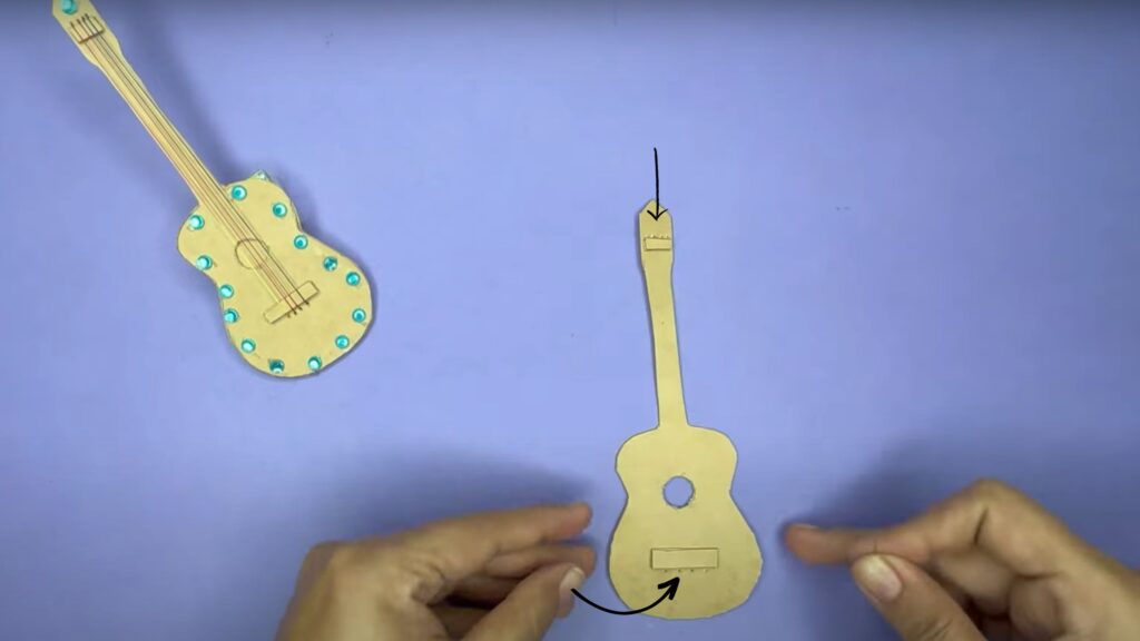 How To Make A Mini Guitar (Step By Step Tutorial) - fabbcraft