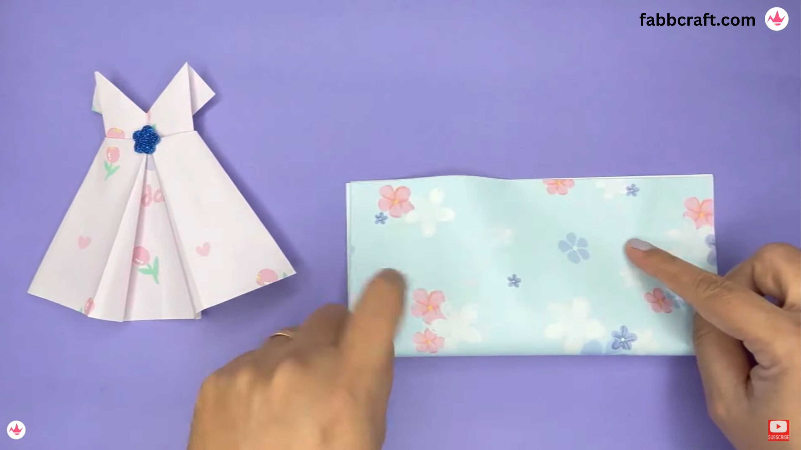 How To Make Origami Dress (Step By Step Tutorial With Pictures) fabbcraft