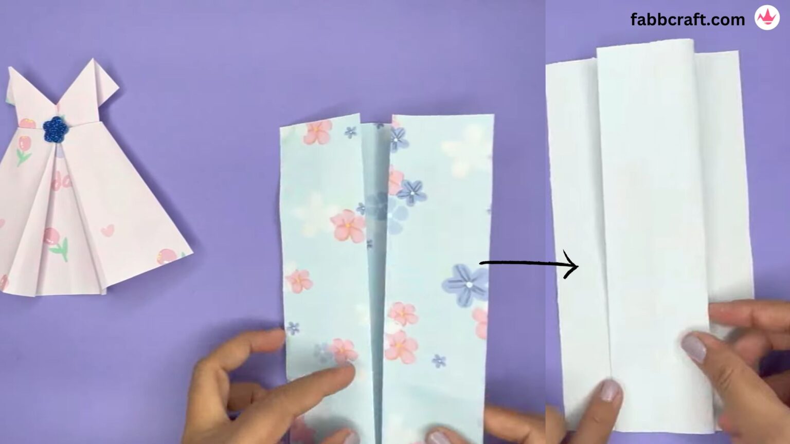 How To Make Origami Dress (Step By Step Tutorial With Pictures) - fabbcraft
