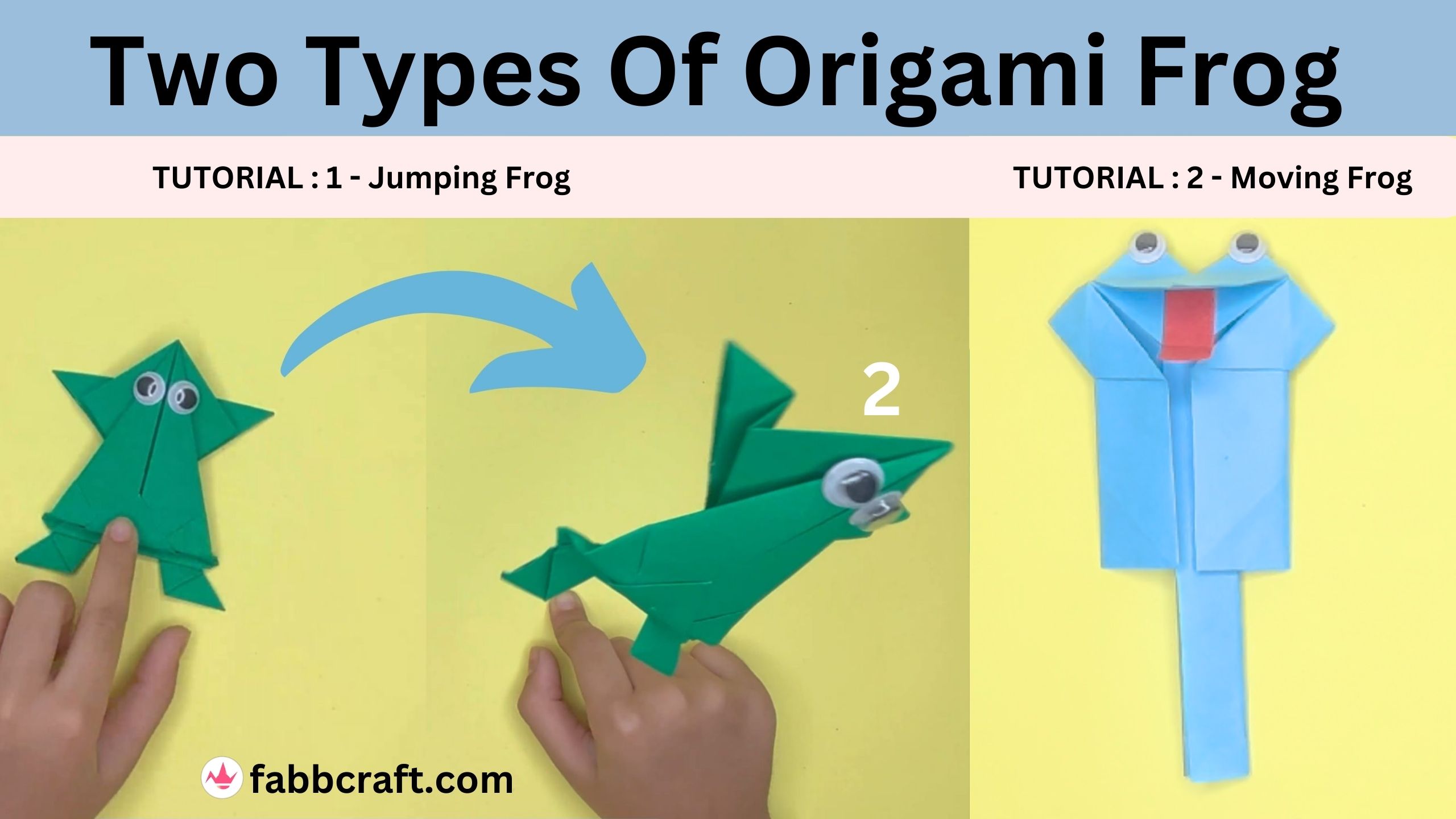 How To Make Origami Frog Step By Step Tutorial Video Fabbcraft 0309