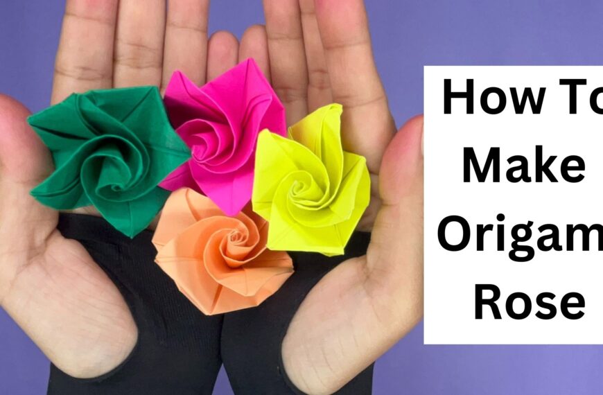 How To Make Origami Rose
