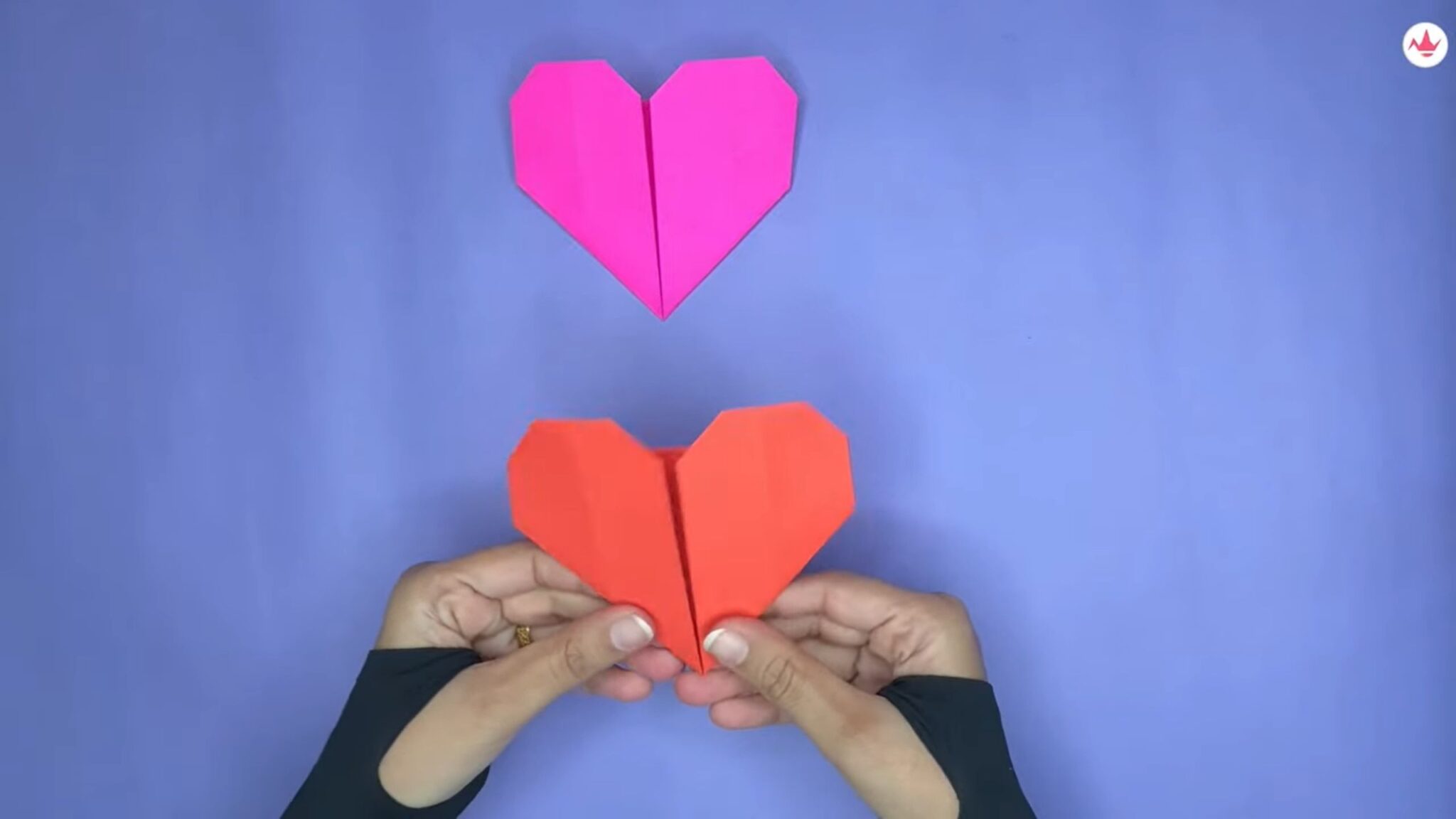 How To Make Easy Origami Heart Video Tutorial Fabbcraft 3782