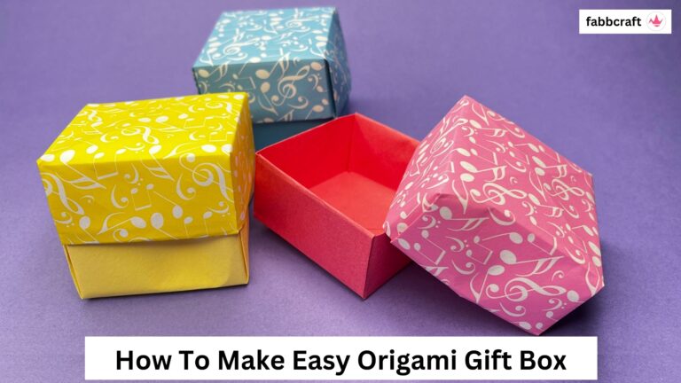 Origami Gift Box Pattern How To Make Origami Gift Box - fabbcraft