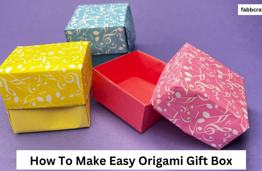 How To Make Origami Gift Box