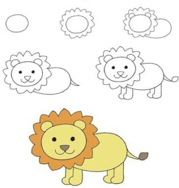 25 Easy Animal Drawings For Kids - fabbcraft