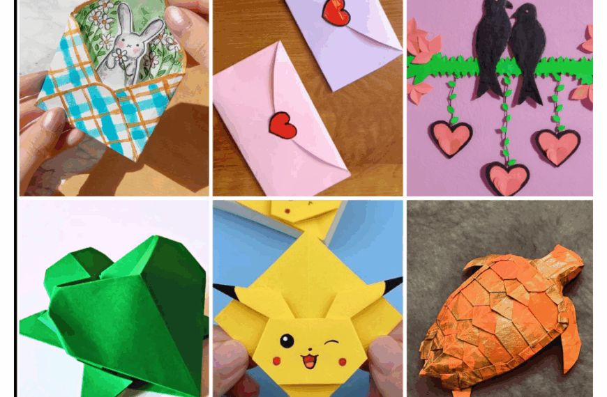 20 Easy Paper Crafts for Kids